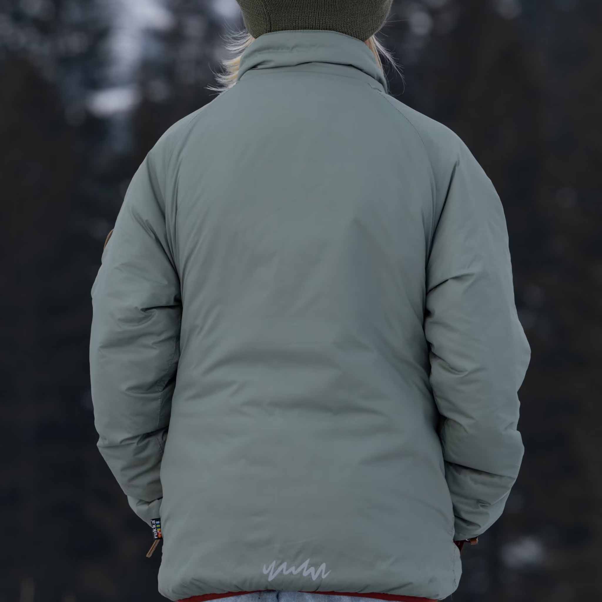 Kinder Steppjacke Vida Hedge Green