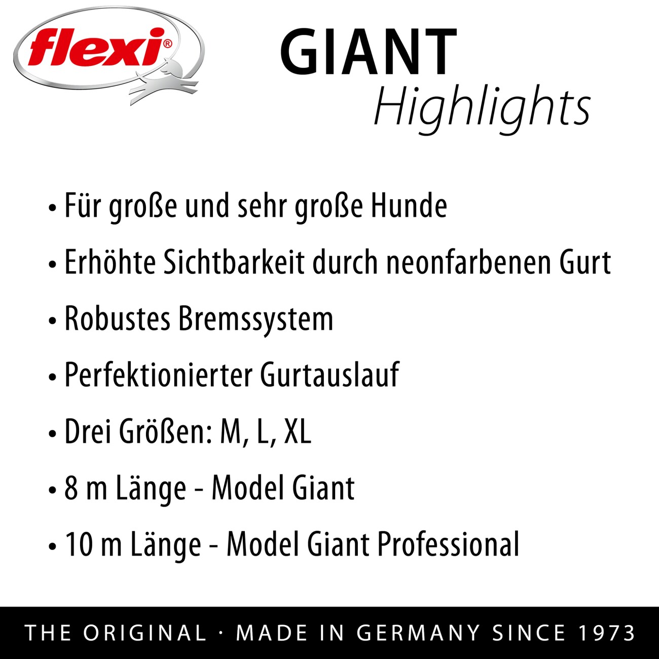 Flexi Giant Neon Gurt M