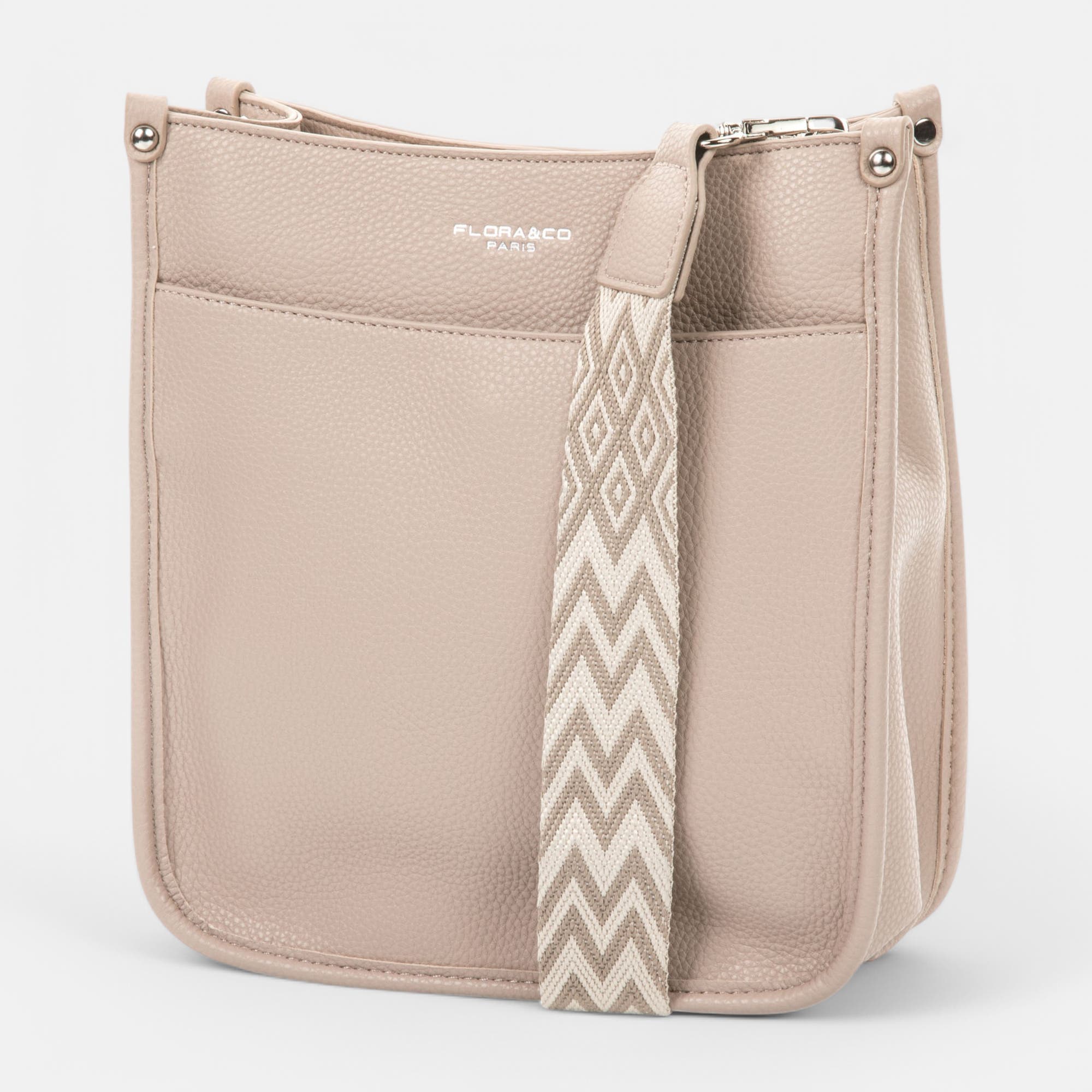 Sac bandoulière beige