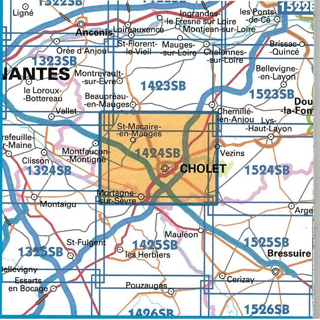 IGN - 1424 SB CHOLET 1 25 000