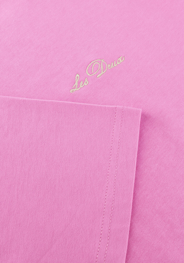 roze les deux t-shirt crew t-shirt