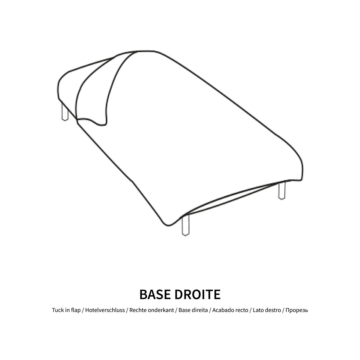 LA REDOUTE INTERIEURS<br>Capa de edredão estampada, Super Masque