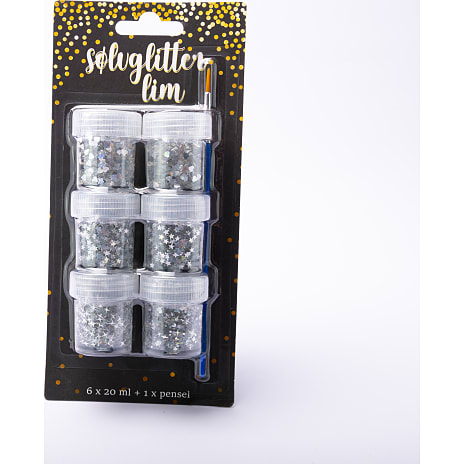 Glimmerlimmix sølv 6 x 20 ml