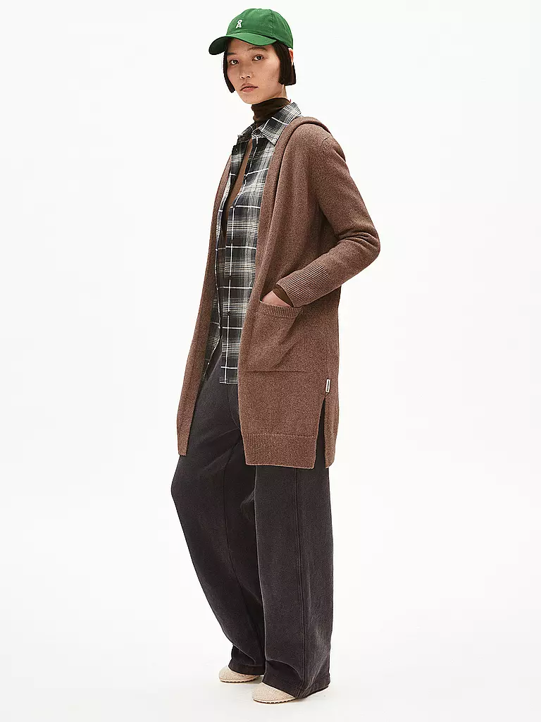 ARMEDANGELS Strickjacke WARMAA camel