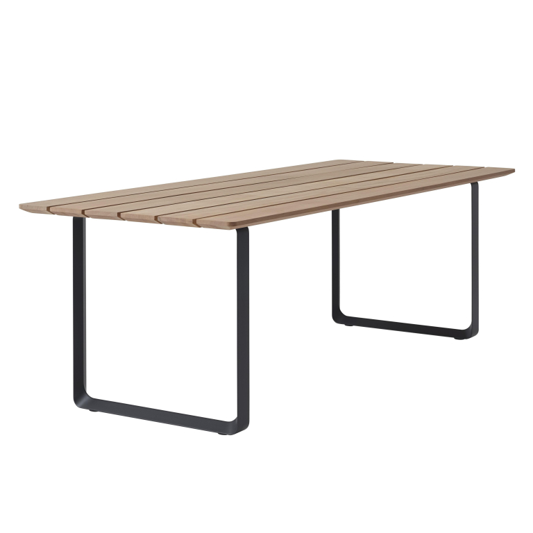 Muuto 70/70 tuintafel 225x90 zwart