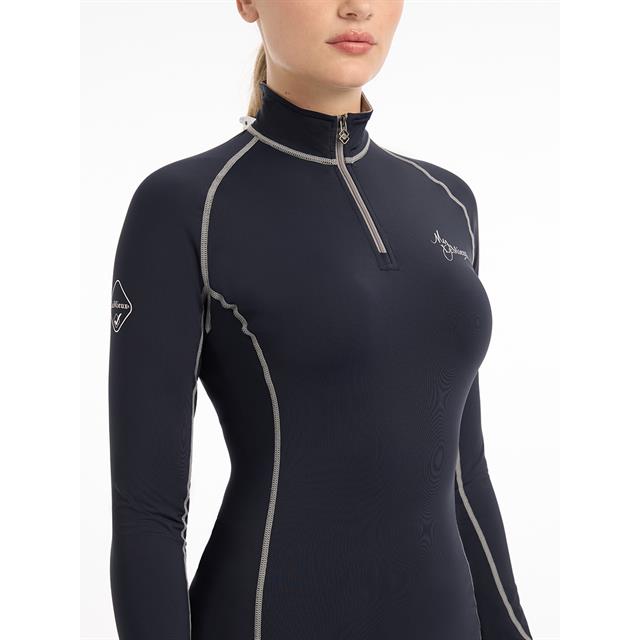 Trainingsshirt LeMieux Climate Layer Donkerblauw