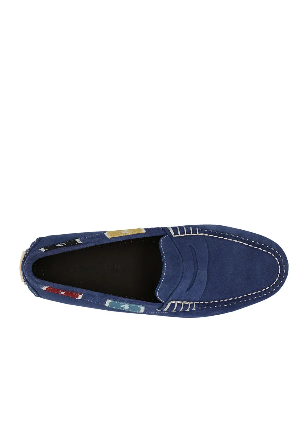 POLO DRIVER VELOURS BLEU