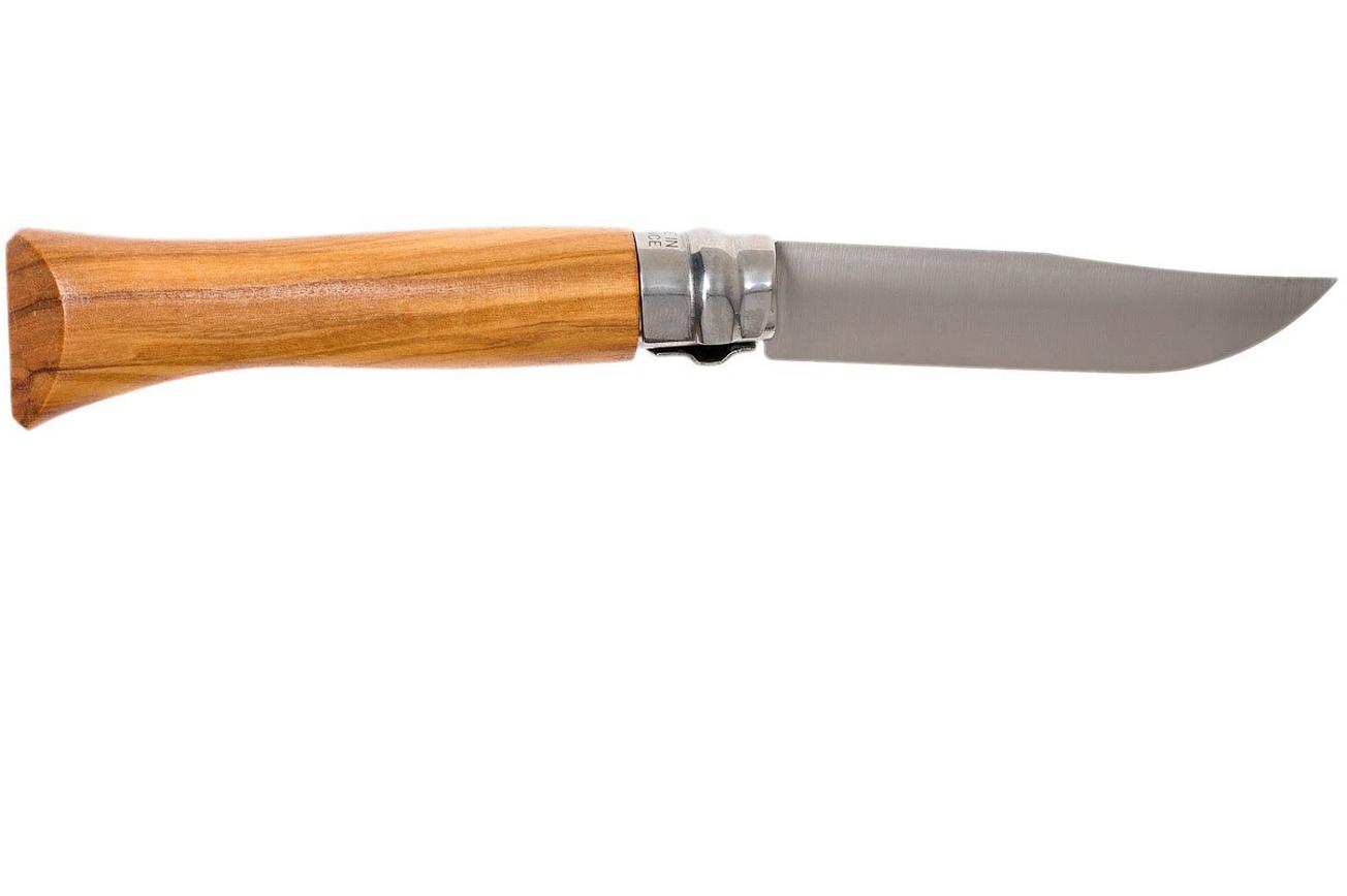 Opinel zakmes No. 6 Luxury Range, RVS, olijfhout