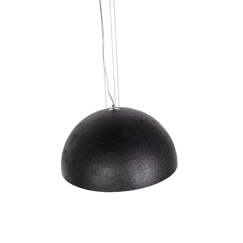 Industriële hanglamp zwart met goud 50 cm - Magna