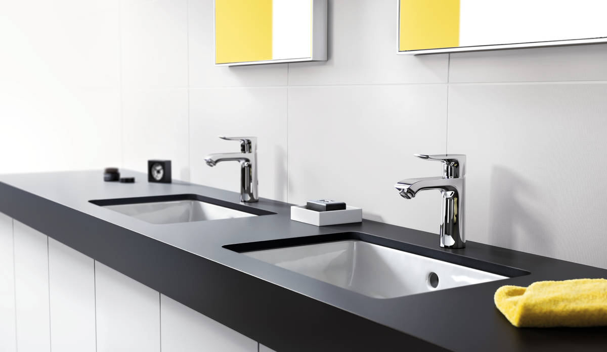 Hansgrohe Metris 1-gats wastafelkraan met waste chroom