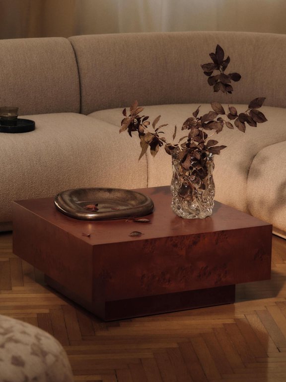 Ferm Living Burl salontafel 70x30 Dark Stained