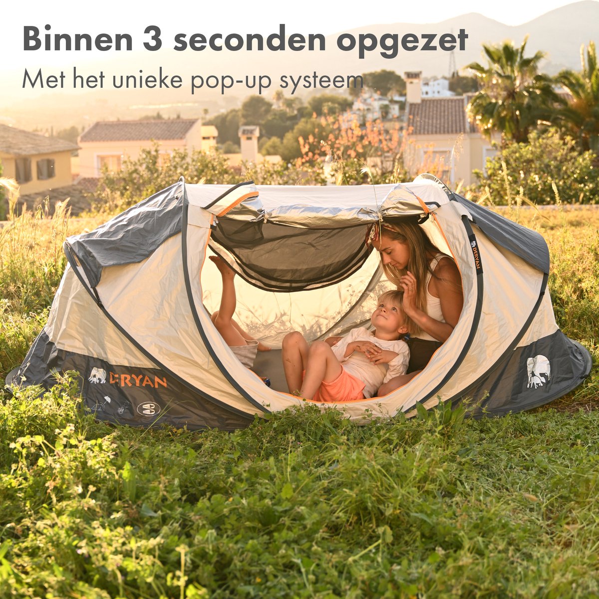 Deryan Cocoon Pop-Up tent - cream