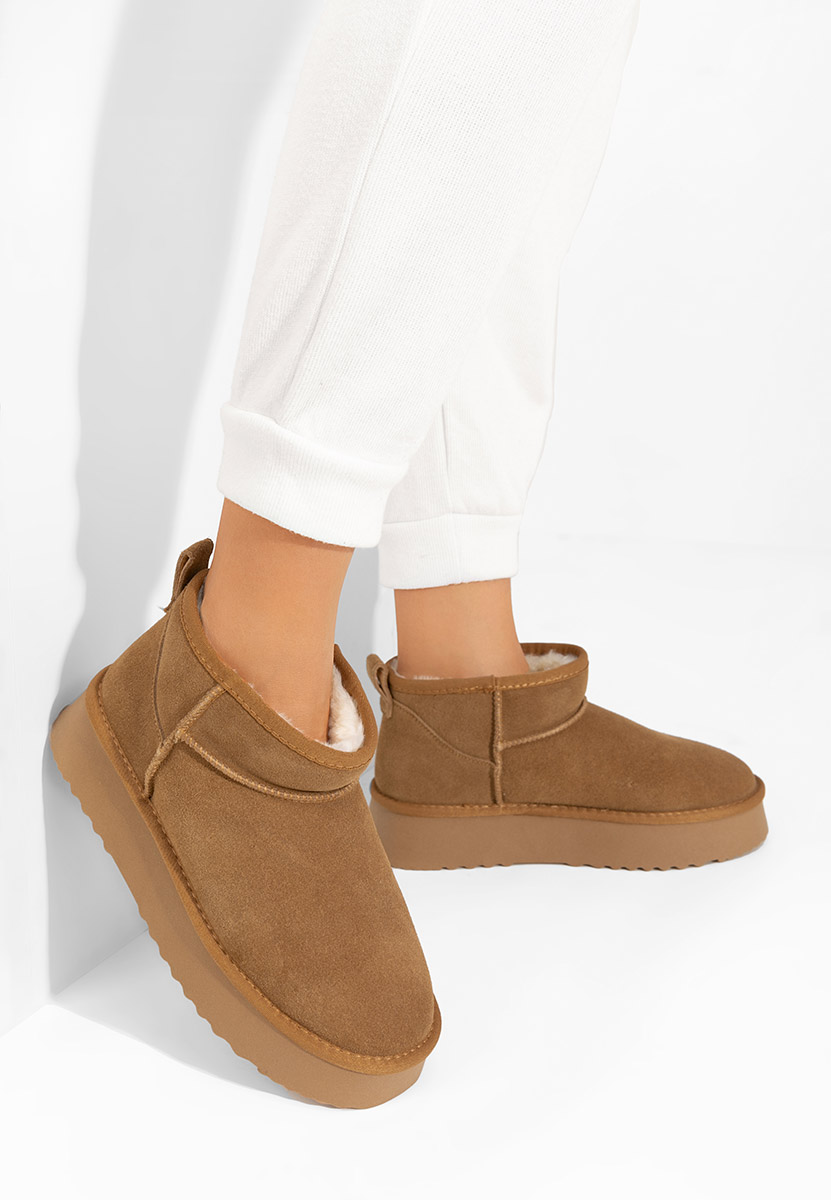 Bottes de neige femme brunes Willa
