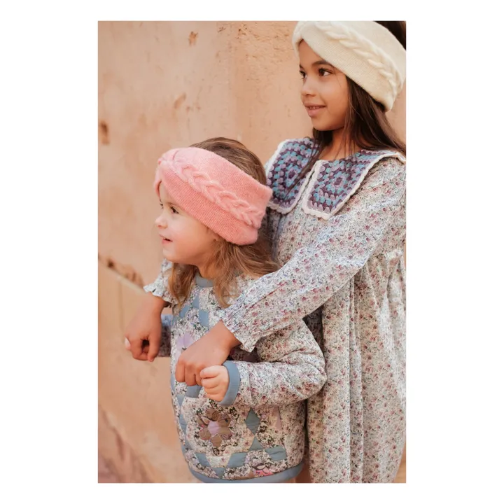 Louise Misha Headband Laine et Coton Sidony | Ecru