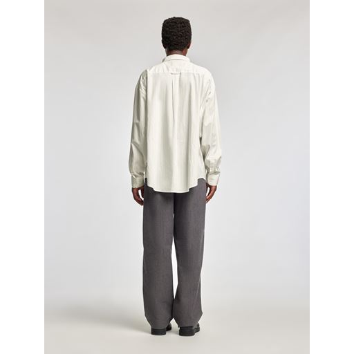 Annarr Volund-Stripe Tex Skjorte, Beige Structure, XL