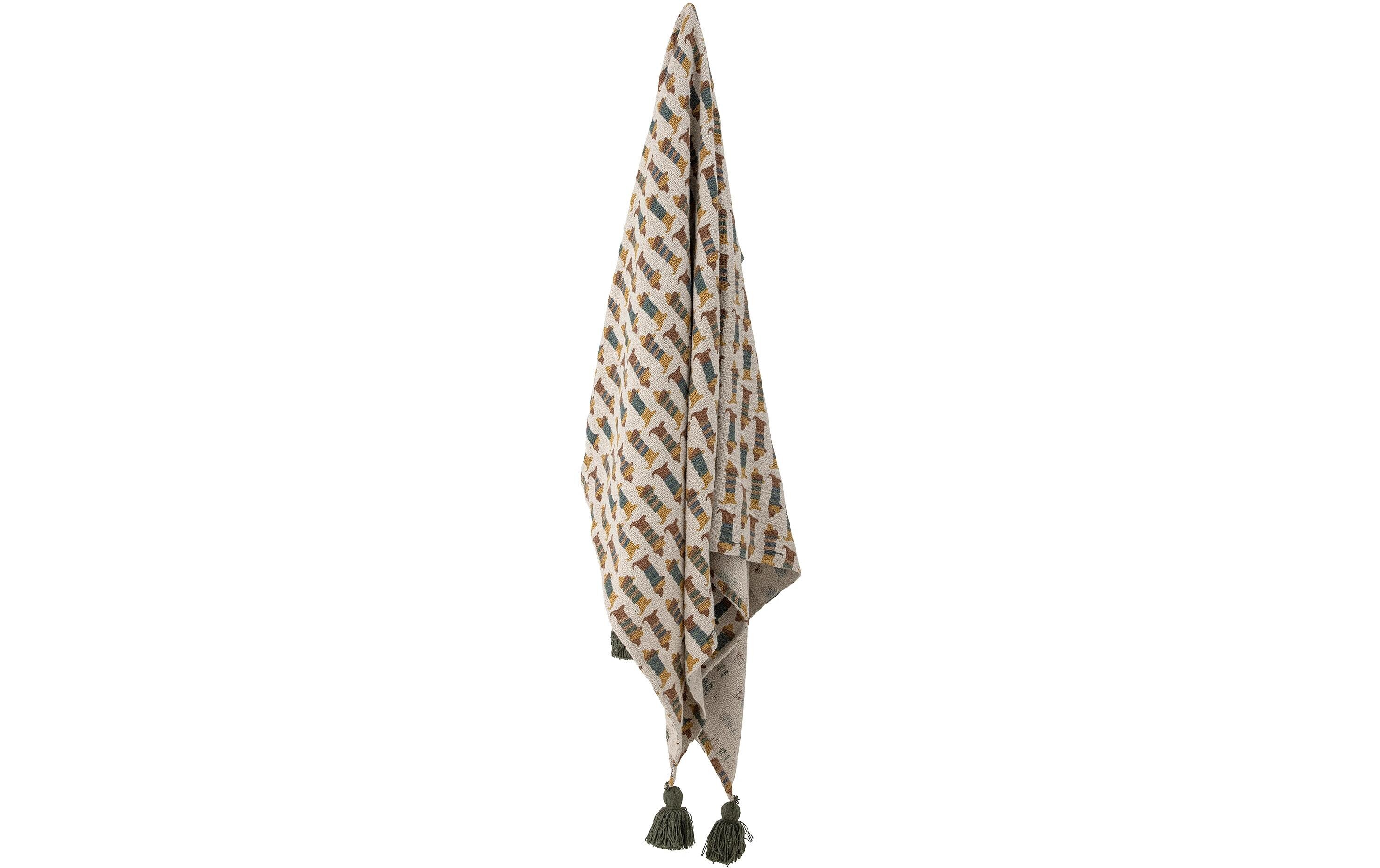 Kuscheldecke Charlie 160 x 130 cm, BraunDecke zum Kuscheln aus Baumwolle und Polyester