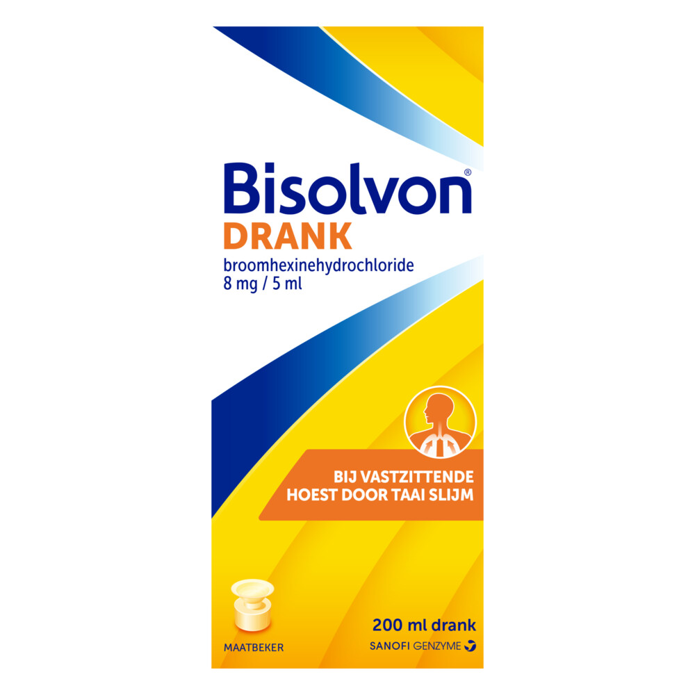 Bisolvon Drank Bij Vastzittende Hoest200 ml