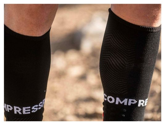 Paire de Chaussettes de Compression Compressport Full Socks Run Noir