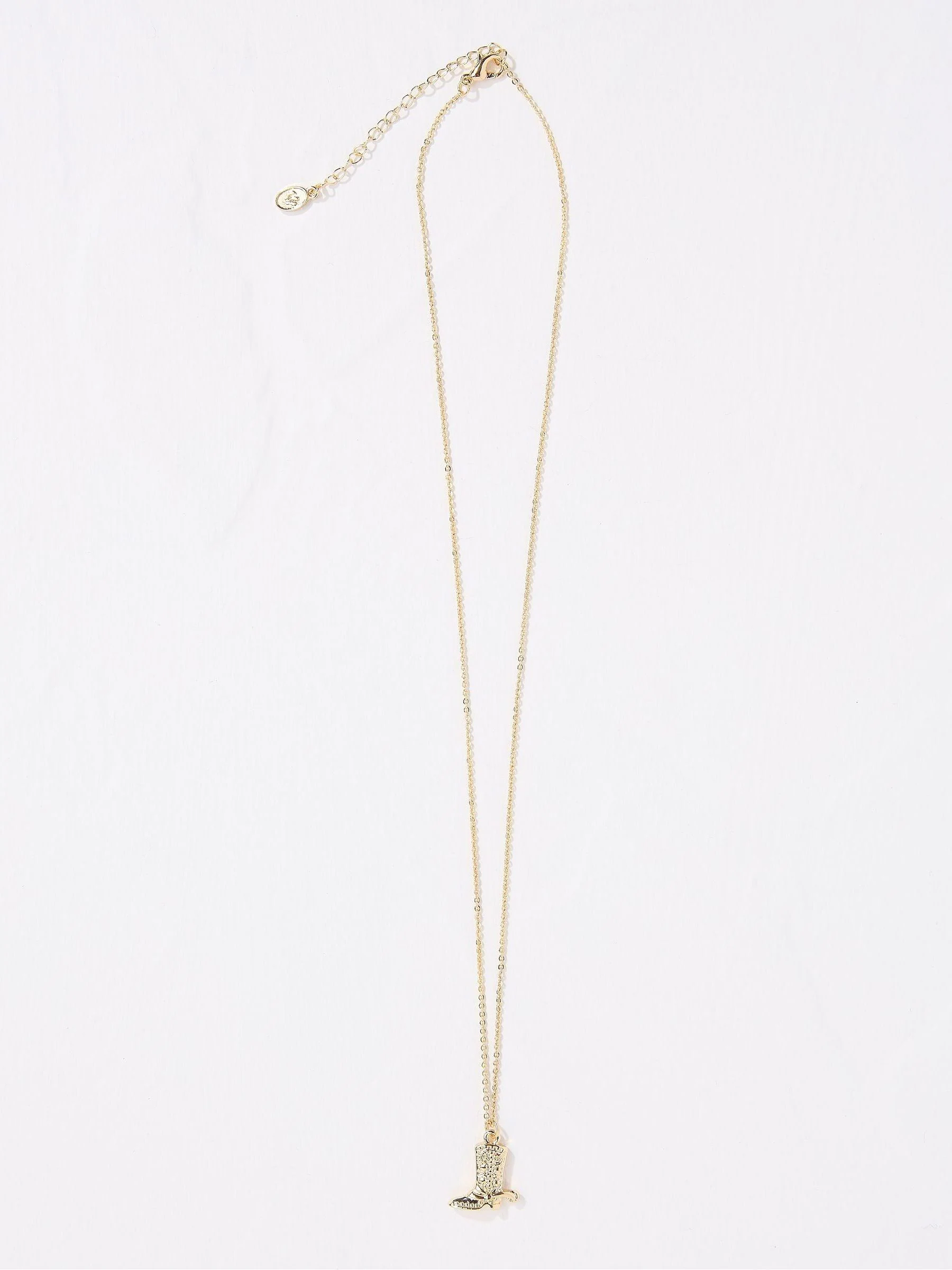 FatFace Cowboy Boot Pendant Necklace