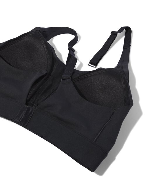 soutien-gorge de sport préformé avec armatures - support medium noir