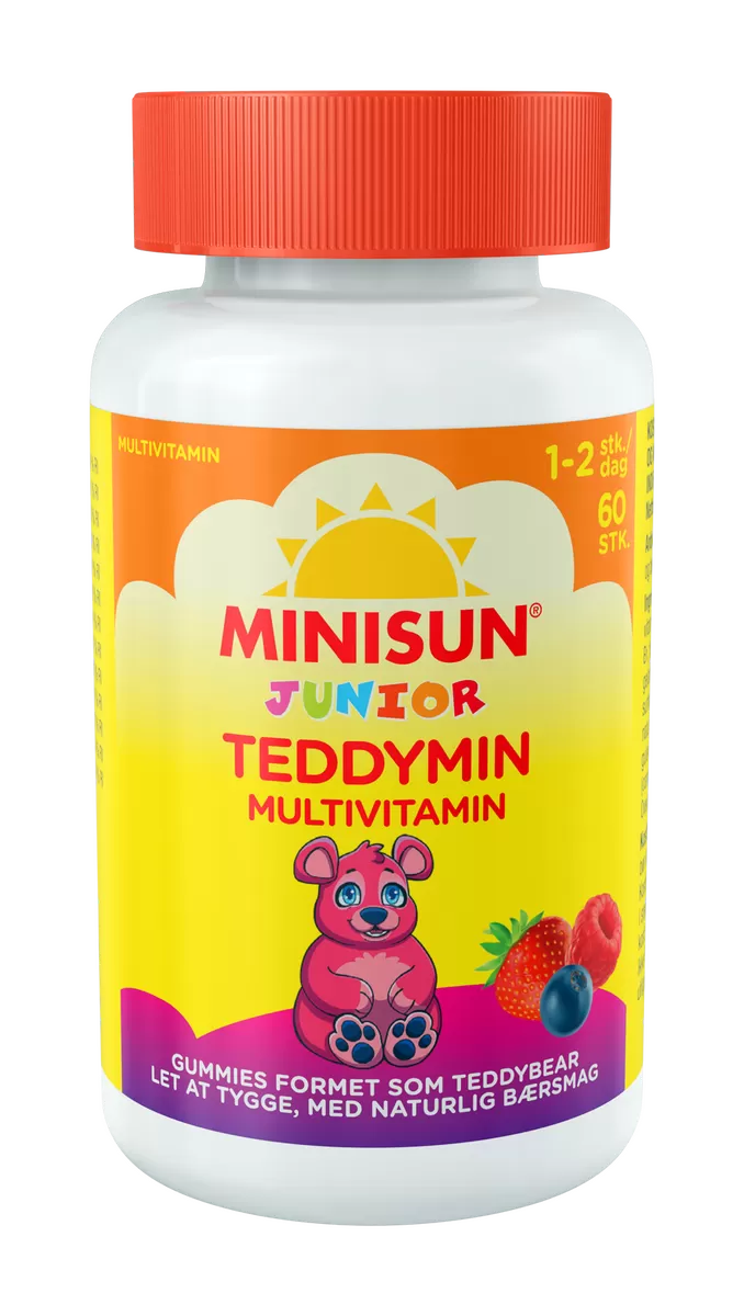 Minisun Teddymin Junior - 60 stk.