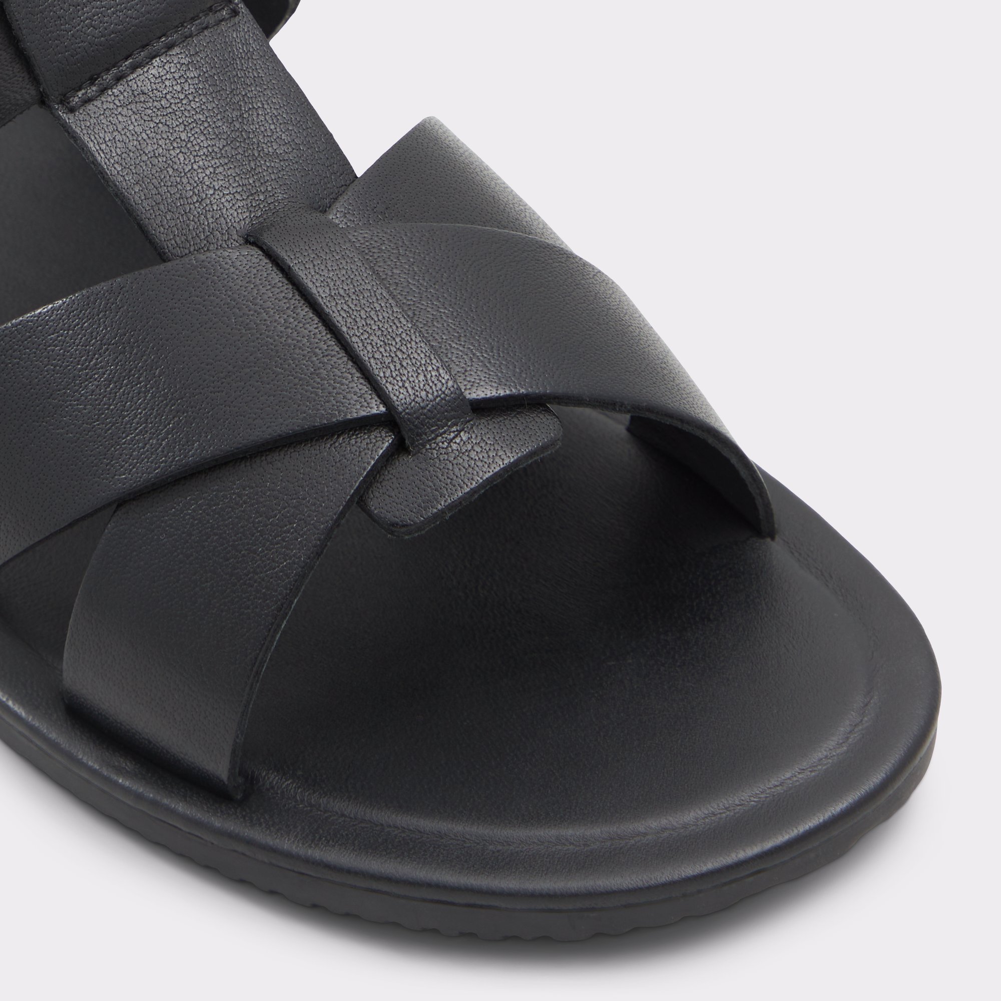 Educien Black Men Sandals & Slides