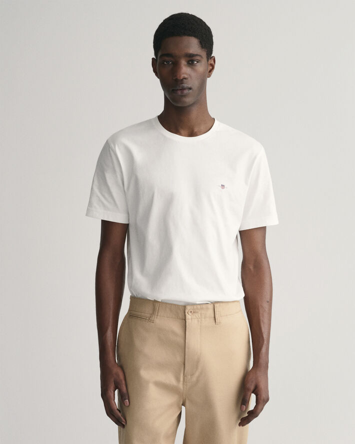 Gant REG SHIELD SS T-SHIRT White