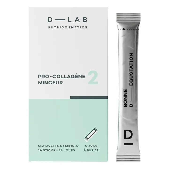 D-LAB NUTRICOSMETICS Poudre Pro-Collagène Minceur - 14 sticks