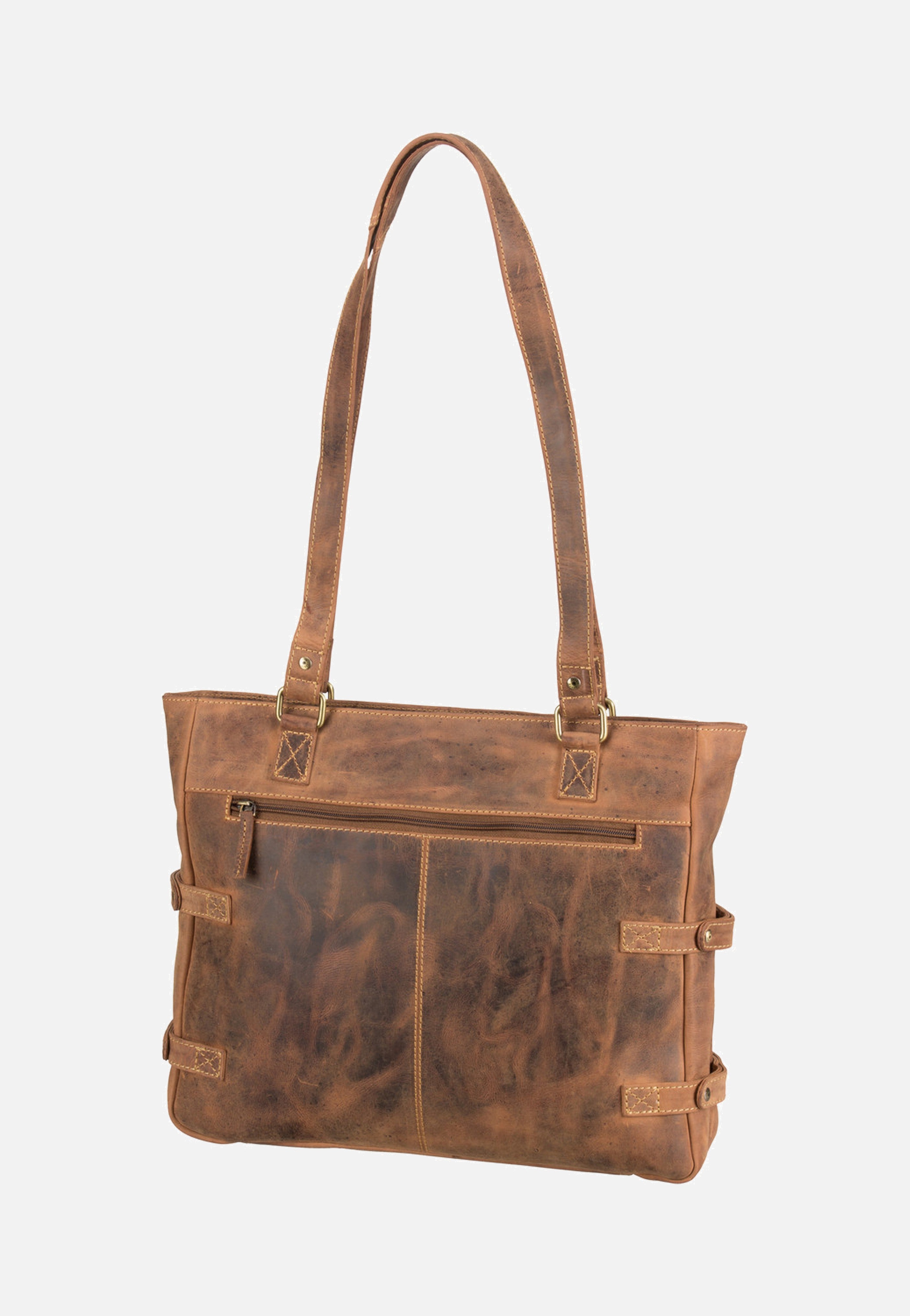 Vintage 1635 Sattelbraun - Shopper