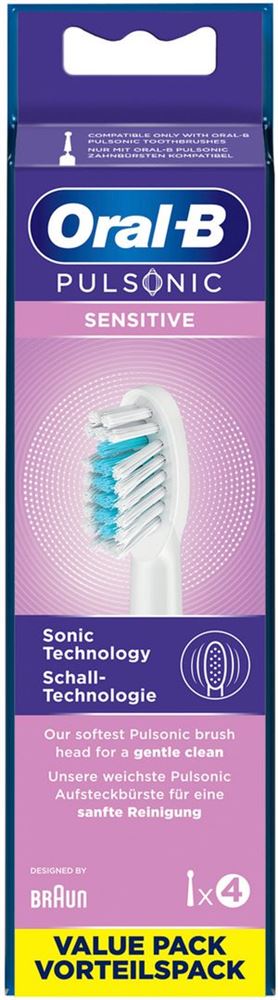 ORAL-B Aufsteckbürsten<br>4 Stück, Pulsonic Sensitiv