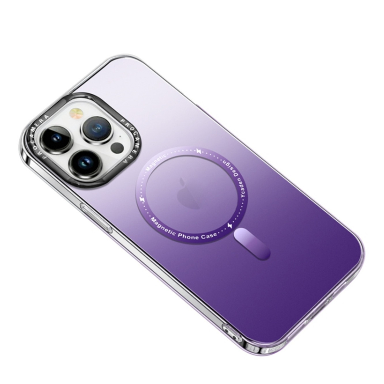 iPhone 14 Pro Max MagSafe Hardcase Hülle mit Farbverlauf - Lila