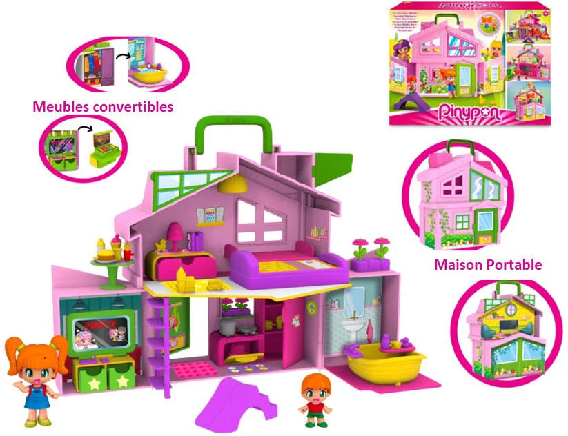 PINYPON - MAISON PORTABLE ROSE