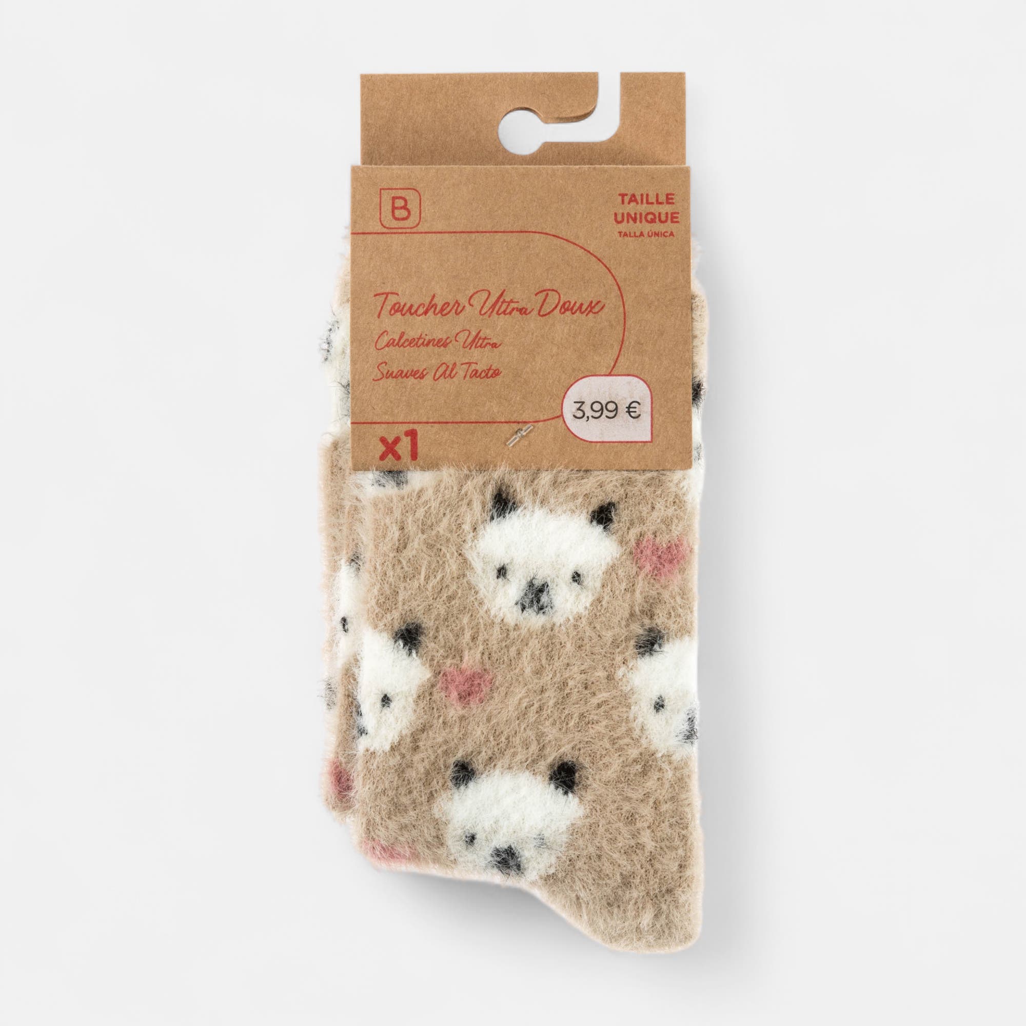 Chaussettes Femme beige