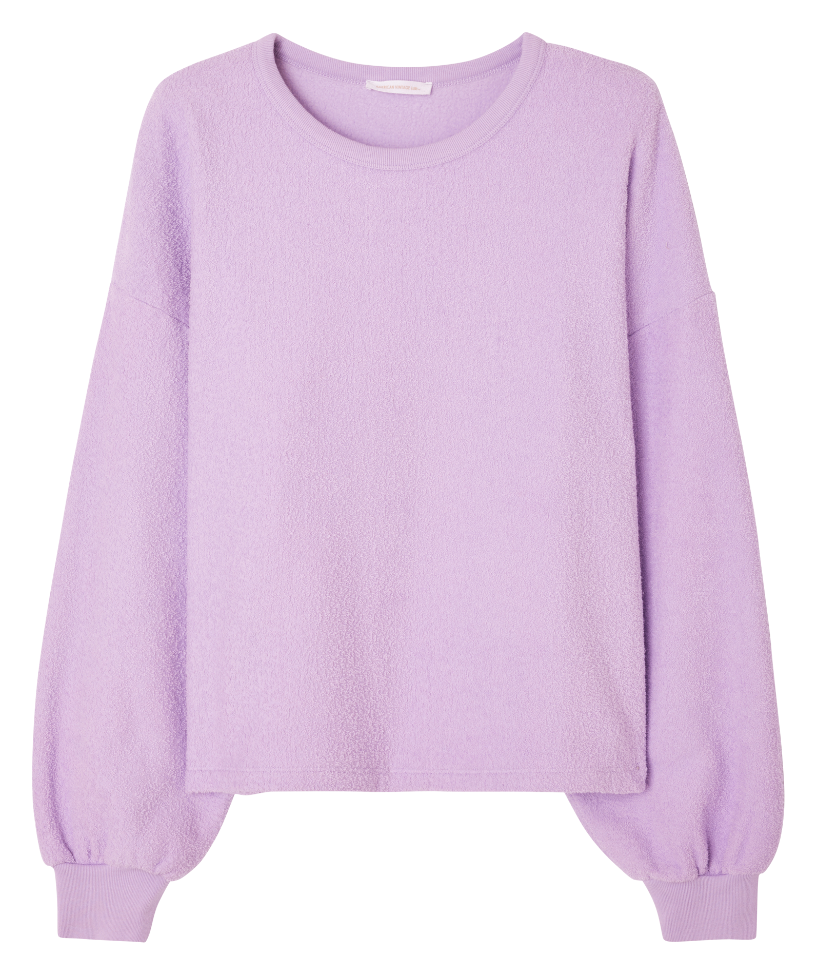 BOBYPARK - Sweat molletonné avec tissu éponge en coton bio | Violet