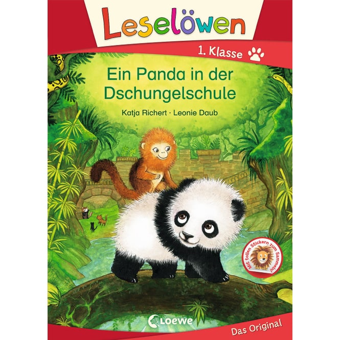 Ein Panda in der Dschungelschule - Leselöwen 1. Klasse