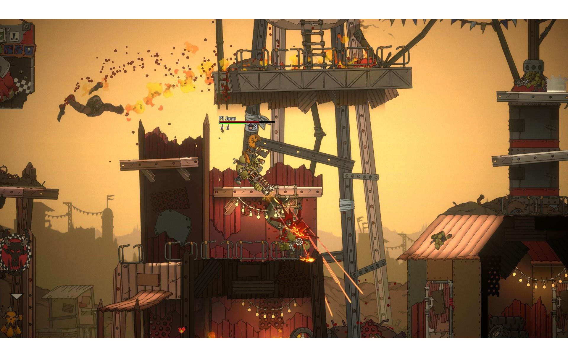 Warhammer 40.000: Shootas, Blood + Teef2D-Action-Abenteuer-Spiel für die PlayStation 4