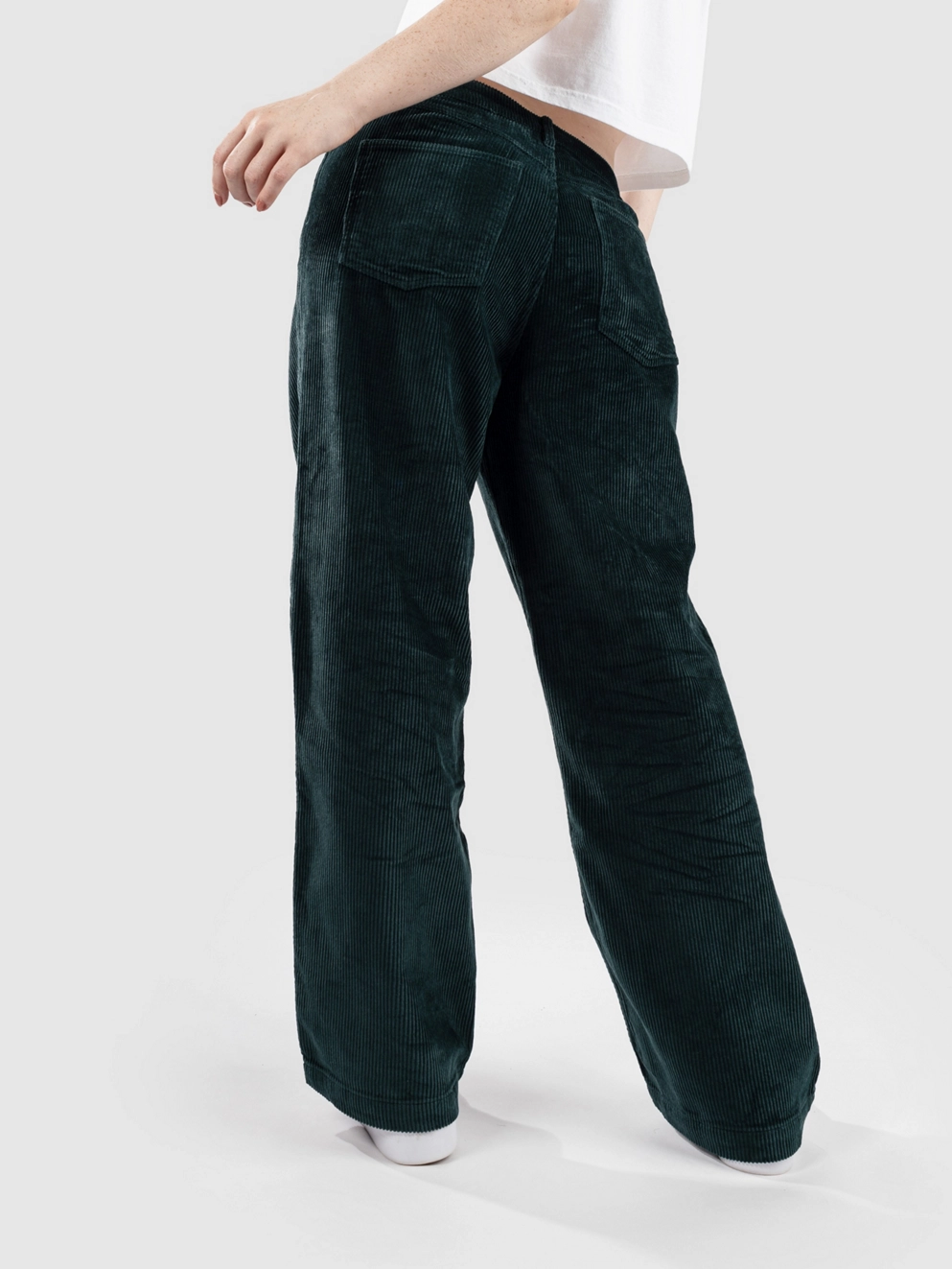 Santa Cruz Strip Cord Baggy Pants emerald