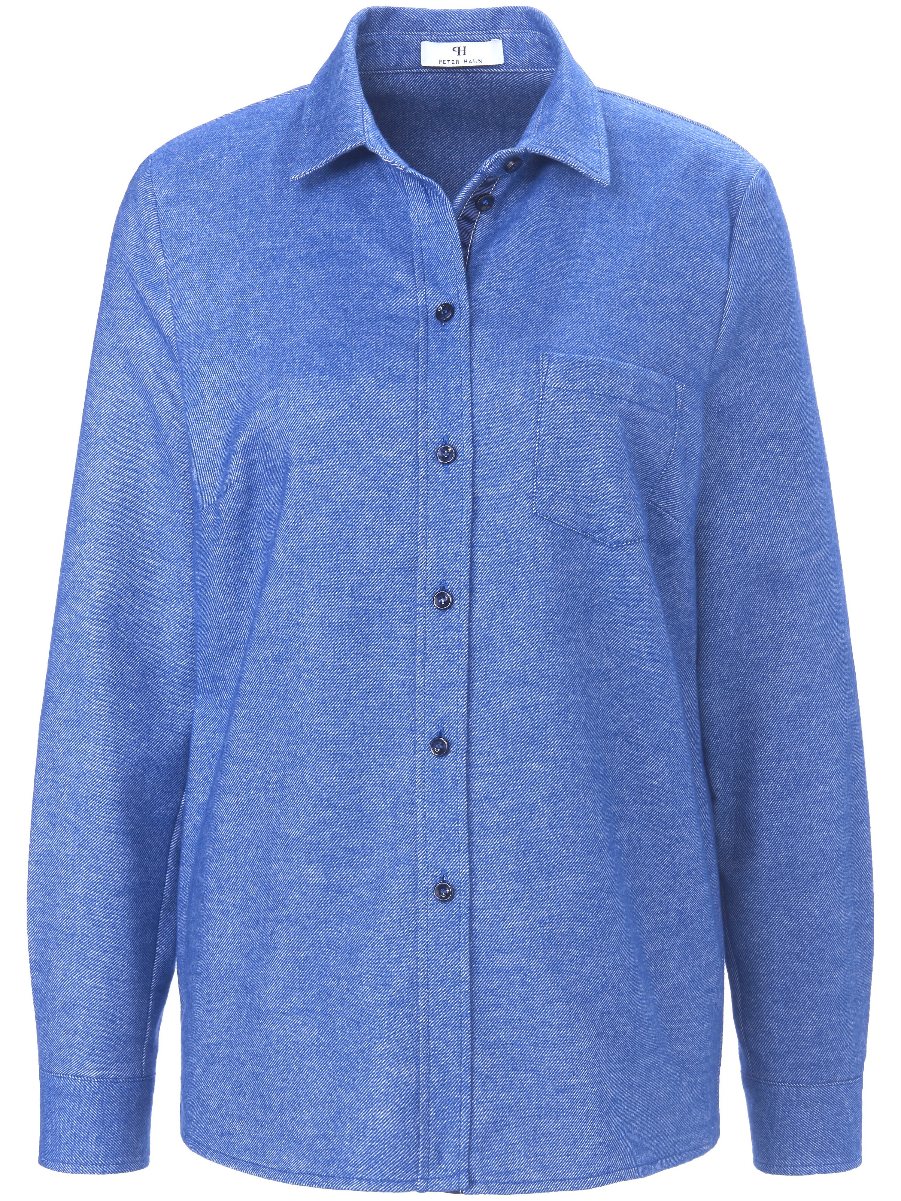 Bluse mit Hemdkragen
