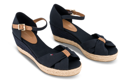 Tommy Hilfiger Damesandal med hæl Blå FW0FW04785DW5 | Skoringen