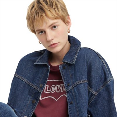 Tee-shirt à manches courtes femme Graphic Boxy LEVIS