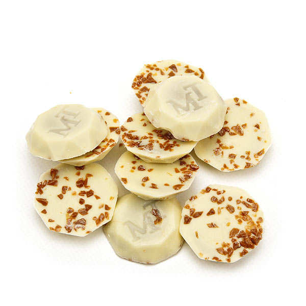 Cornet de chocolat blanc caramel au beurre salé
