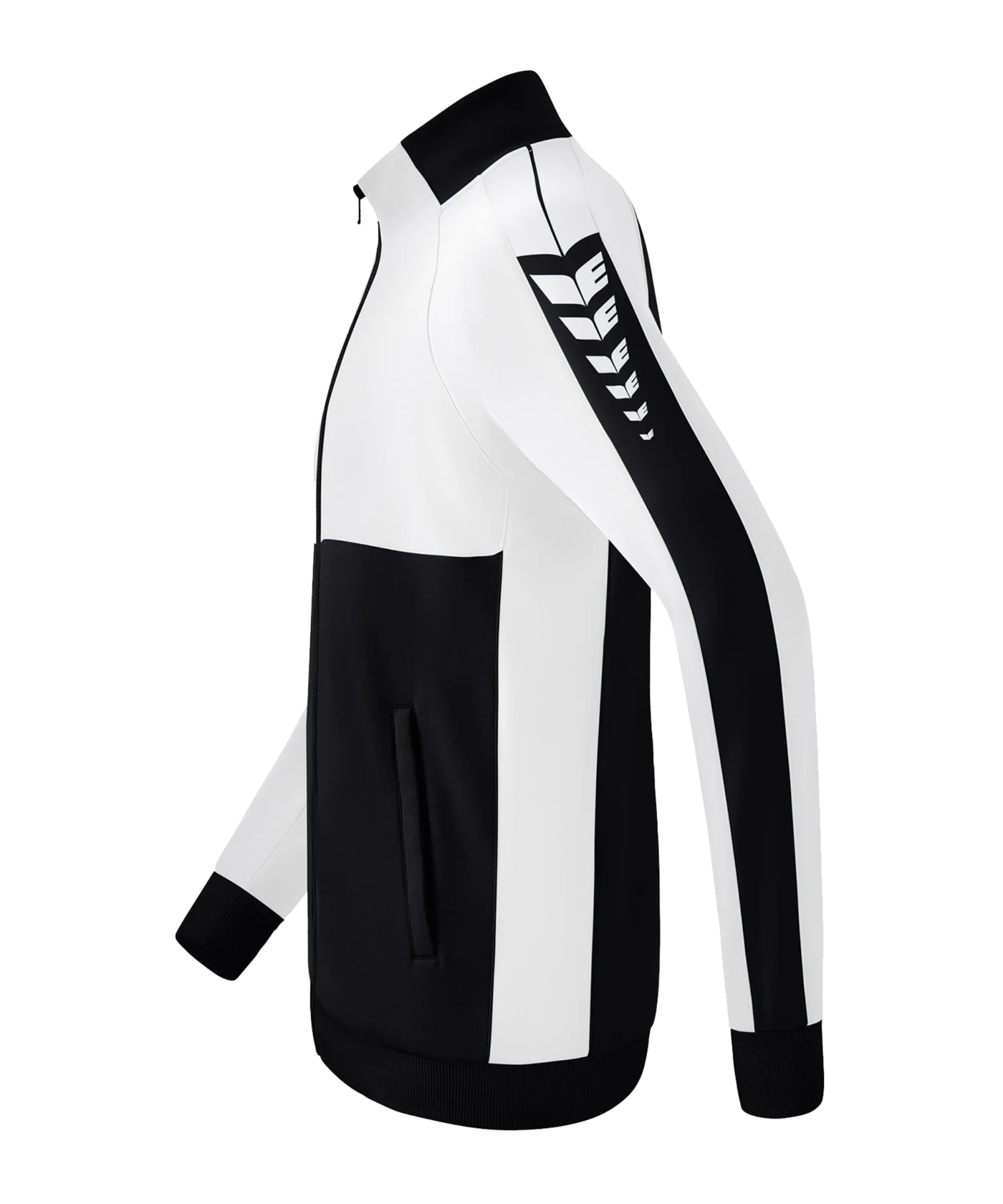 Erima Six Wings Trainingsjacke Schwarz Weiss