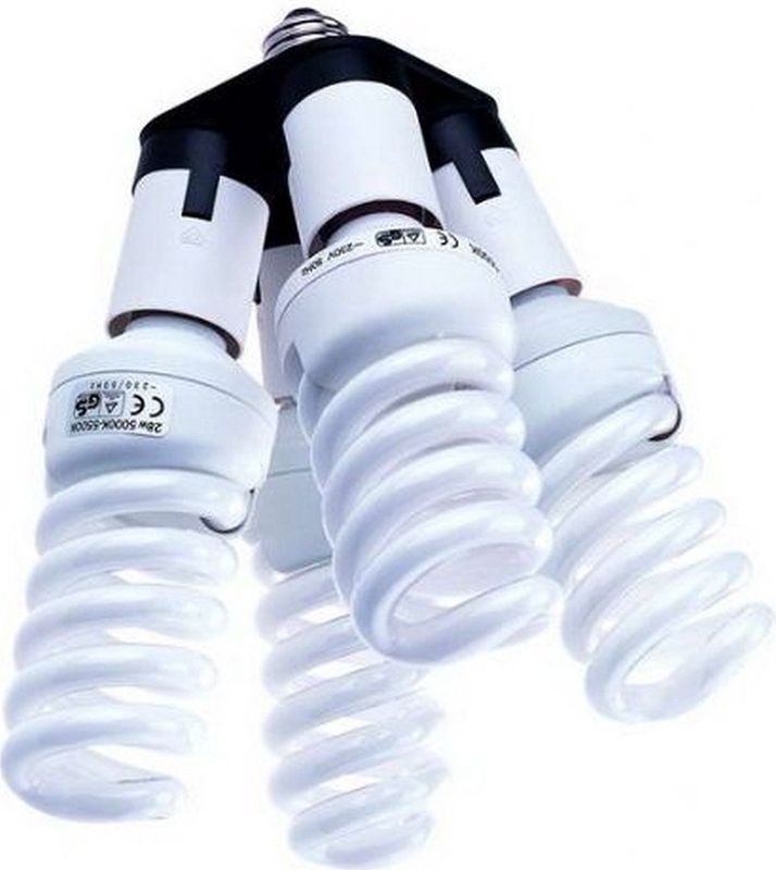 Falcon Eyes - Lamphouder AD-4E27 - Voor 4 Lampen - E27 Fitting