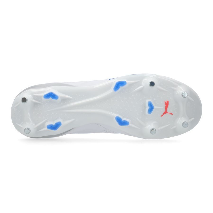 PUMA King Pro SG Formula - Blanc/Bleu/Flat Light Gray