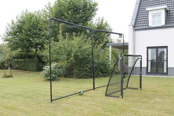 EXIT Backstop Net 900, Sort, Fodbold, Metal, Galvaniseret, Sort, 3 stk