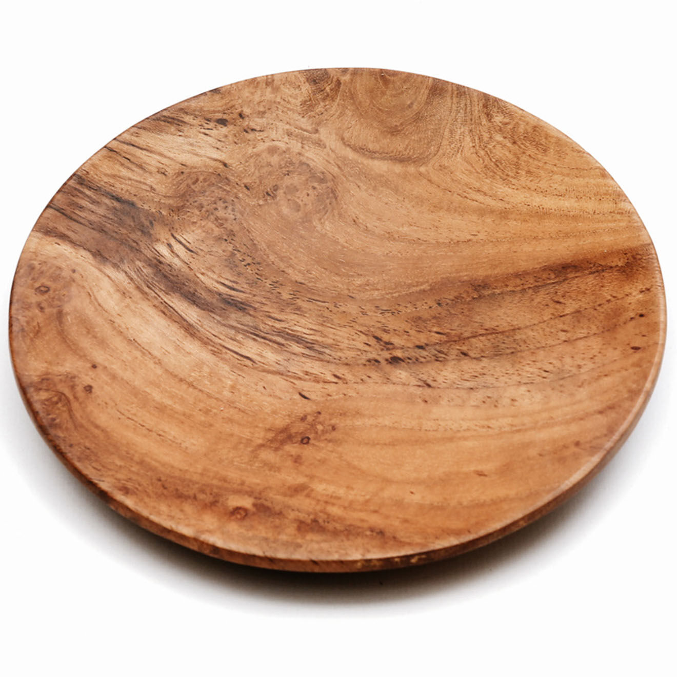 Bazar Bizar Assiette ronde Teak Root beige - D.24.5 cm