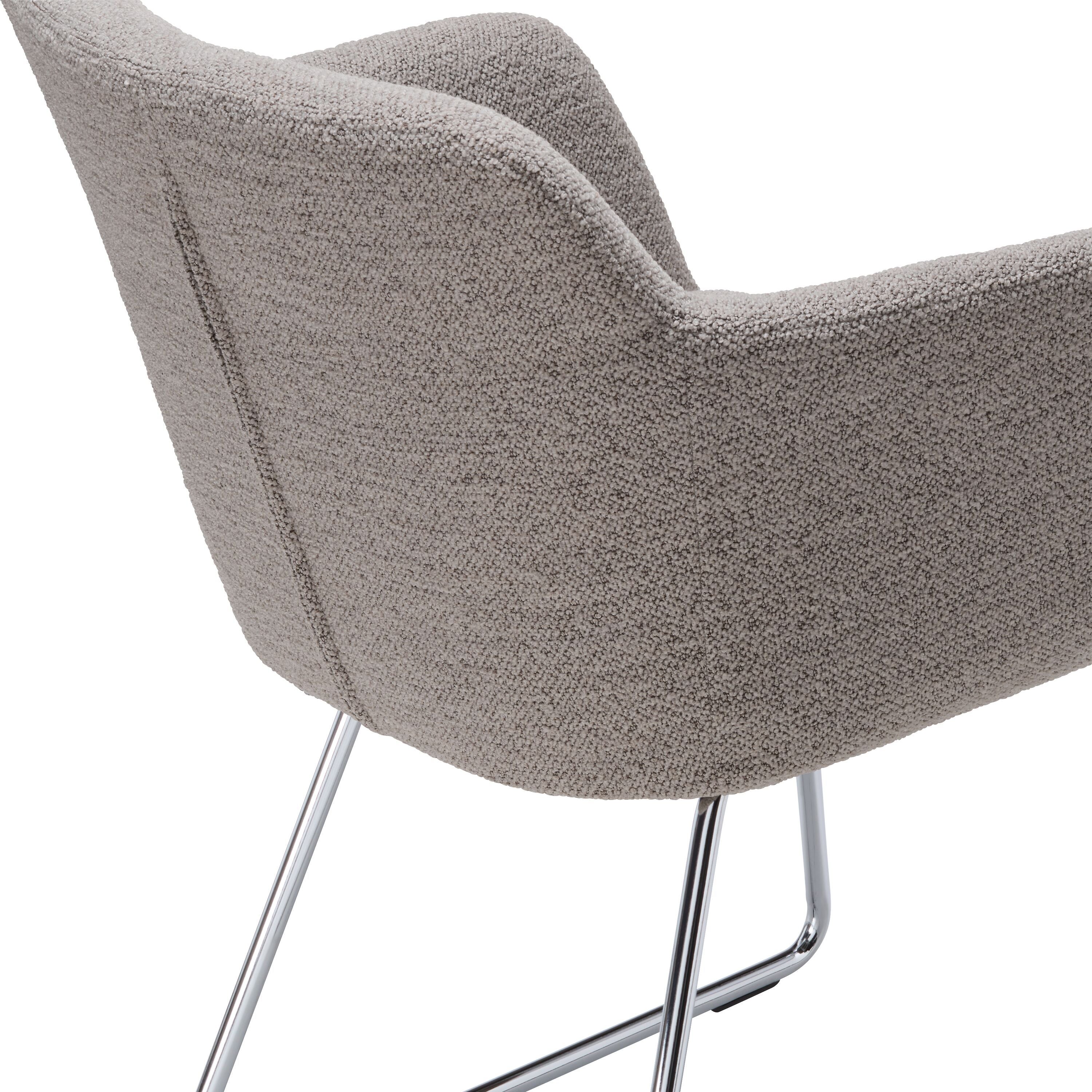 PECORA Stuhl - Taupe / B: 57.5 cm x T: 58.0 cm x H: 76.0 cm