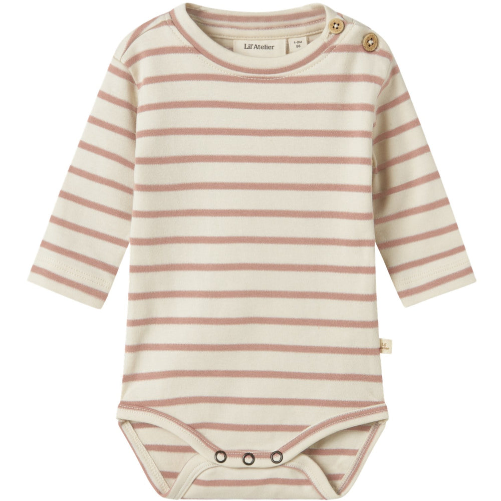 Køb Lil'Atelier Turtledove Misty Rose Nbflimia Ls Body Lil