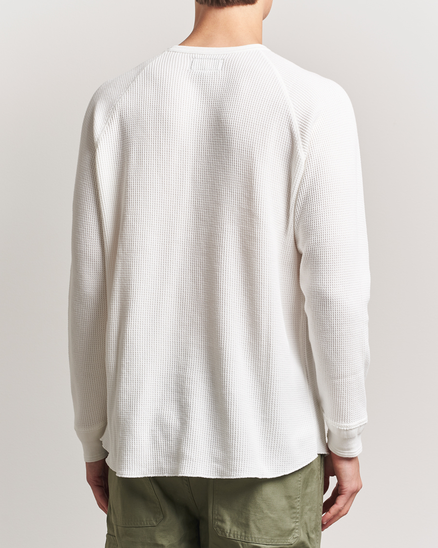 BEAMS PLUS Thermal Knit Crewneck White