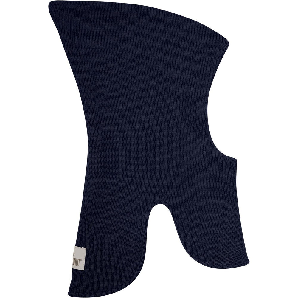 Køb Huttelihut Dark Navy Elefanthue Uld Strik Windstop